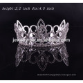 Nuptiale tiara mariage accessoires cheveux complète ronde strass couronne